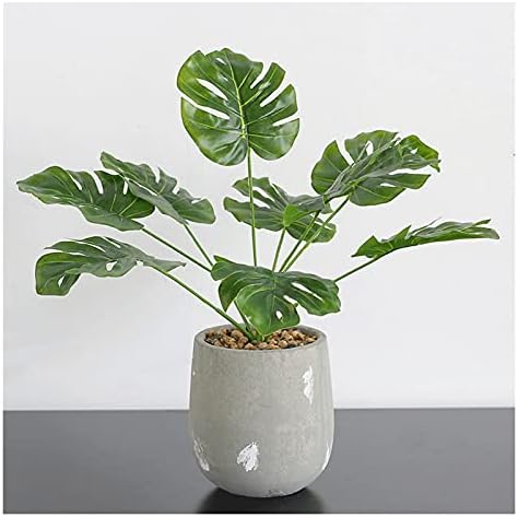 14 Inch Artificial Monstera Bonsai Tree for Home Decor