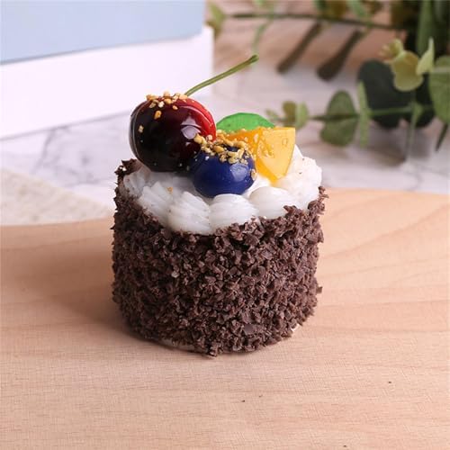 Realistic Artificial Chocolate Cake Model for Display and Photography