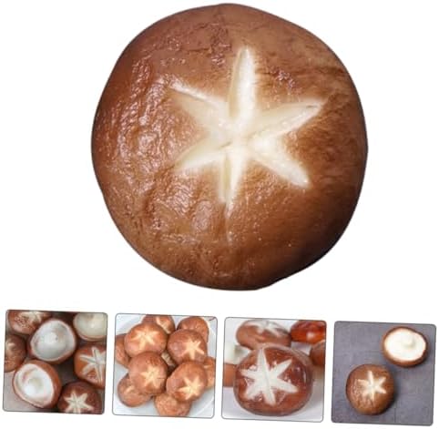 MAGICLULU 5pcs Realistic Shiitake Mushroom Decor Models