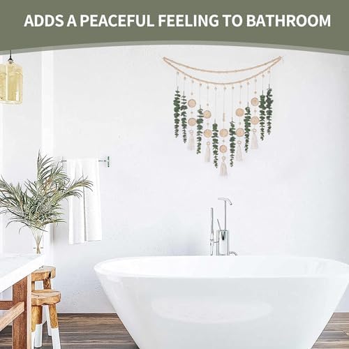 Giauma Artificial Eucalyptus Wall Garland Sage Green Boho Decor