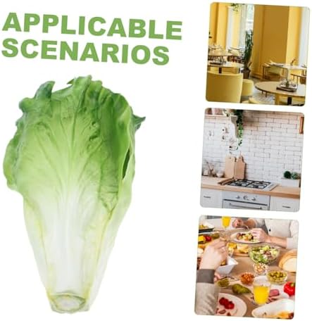 STOBAZA Realistic Artificial Lettuce Decor