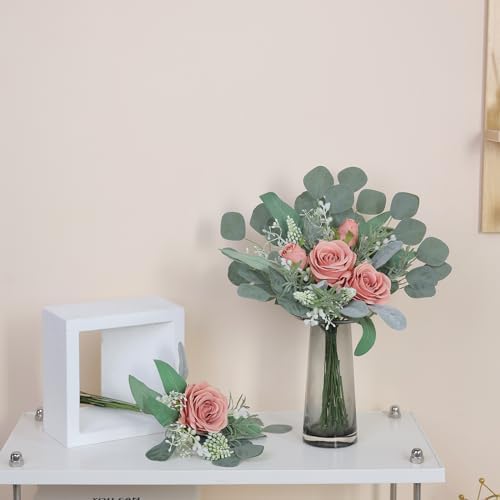 YXZZWL Artificial Greenery Stem Set 65 Pcs for Wedding DIY