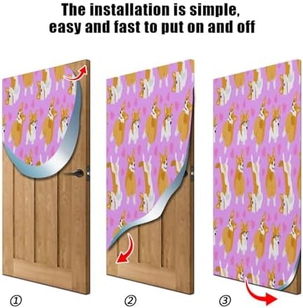 Susiyo Halloween Door Cover for Home Party Decorations
