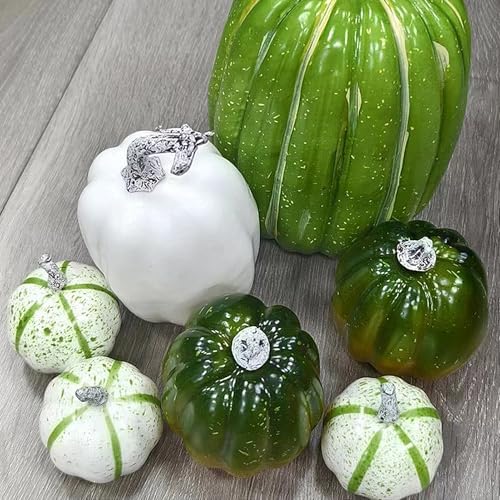 Keebgyy Artificial Pumpkin Ornament Set