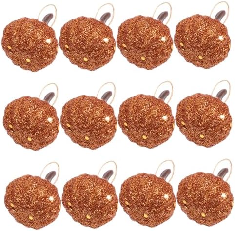 IMIKEYA 12pcs Realistic Foam Pumpkins Halloween Decorative Props