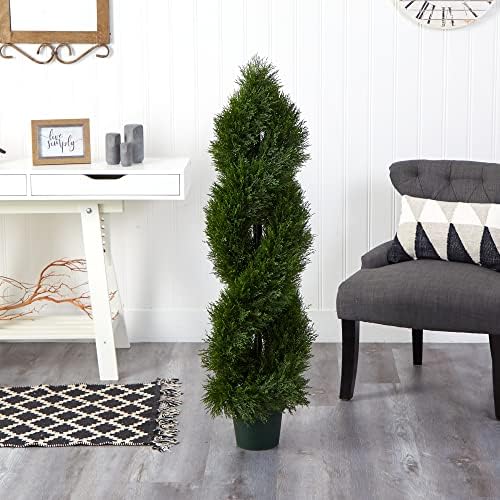 Nearly Natural Double Pond Cypress Artificial Topiary 4ft H