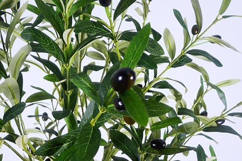 YJH 6ft Artificial Olive Tree with Realistic Fruit