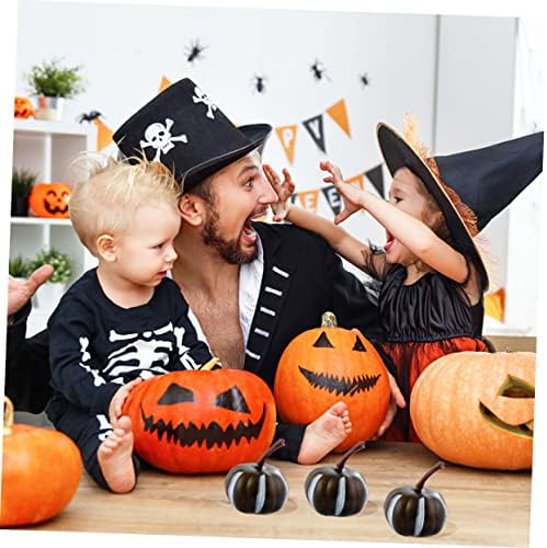 PRETYZOOM 20pcs Mini Artificial Pumpkins for Halloween Decorations