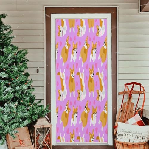 Susiyo Halloween Door Cover for Home Party Decorations