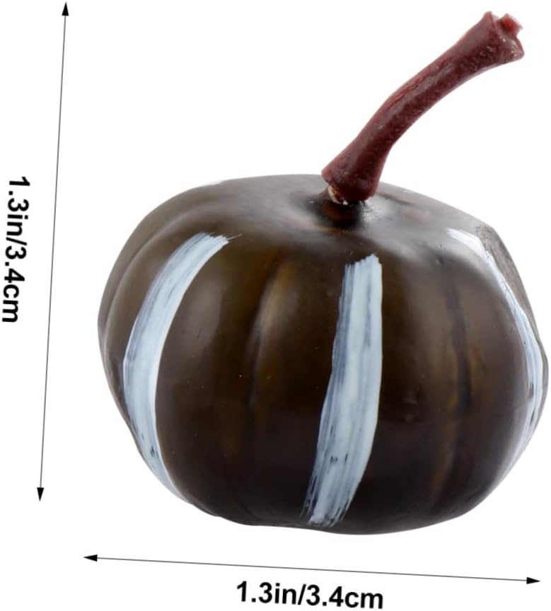 20pcs Mini Artificial Pumpkins for Halloween Decor