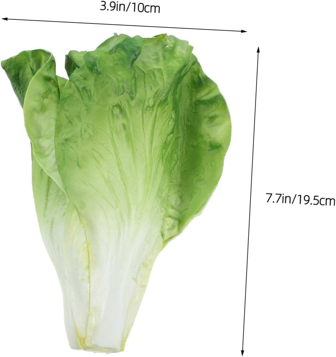 STOBAZA Realistic Artificial Lettuce Decor