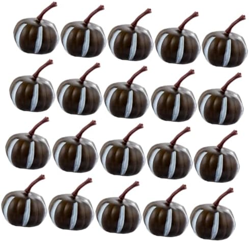 20pc Halloween Fake Carvable Mini Pumpkins for Decor