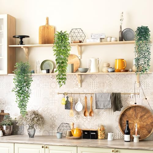 Artificial Hanging Plants 3 Pack for Wall Decor