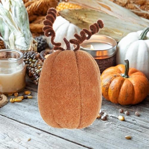 Joylern Artificial Pumpkin Statue for Halloween Thanksgiving Decor