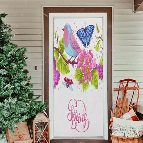 Susiyo Robin Birdie Butterfly Halloween Door Cover