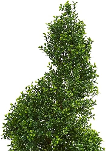 Nearly Natural 4ft Spiral Boxwood Artificial Tree