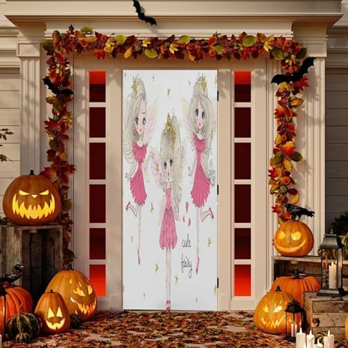 Susiyo Angel Girl Halloween Door Cover