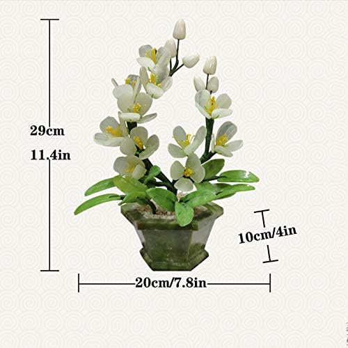 Artificial Bonsai Tree with Realistic Jade Orchid
