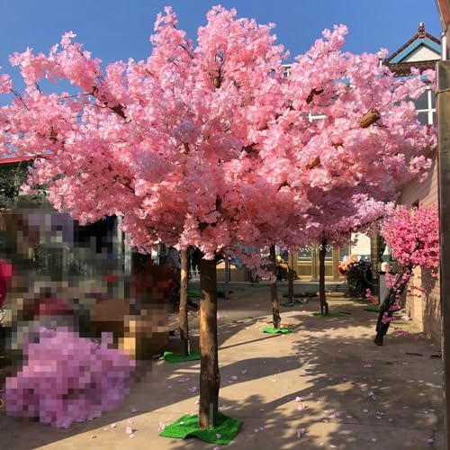 QIUPAI Japanese Style Artificial Cherry Blossom Tree 12x08m