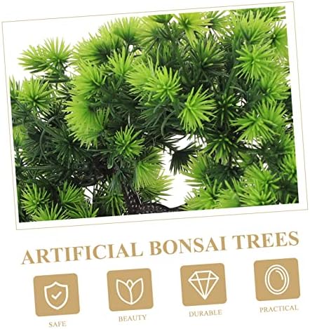 3pcs Welcome Pine Artificial Bonsai Trees with Planters