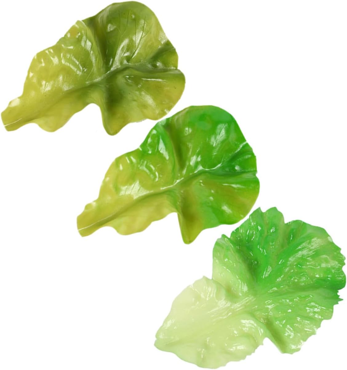 ARTIBETTER Realistic Artificial Lettuce Leaf Decor Set