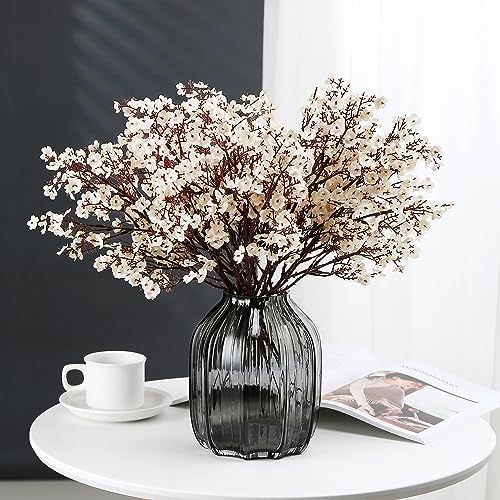 JAKY-Global Artificial Babys Breath Flowers 6 Bundle Beige