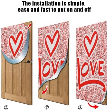 Susiyo Doodle Valentine Halloween Door Cover