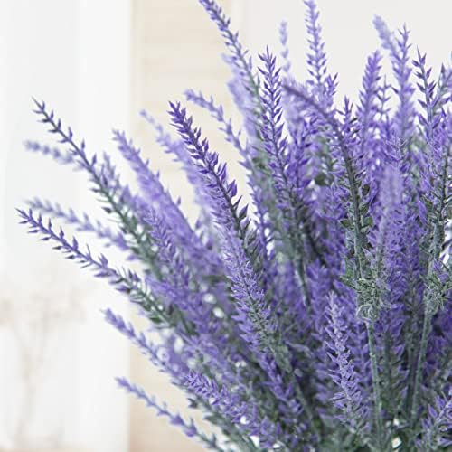 Ouddy Decor 24 Bundle Artificial Lavender Flowers