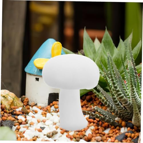 PRETYZOOM Realistic Mushroom Figurines for Kitchen Decor