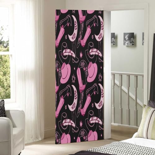 Susiyo Retro Halloween Door Cover 32x79 in