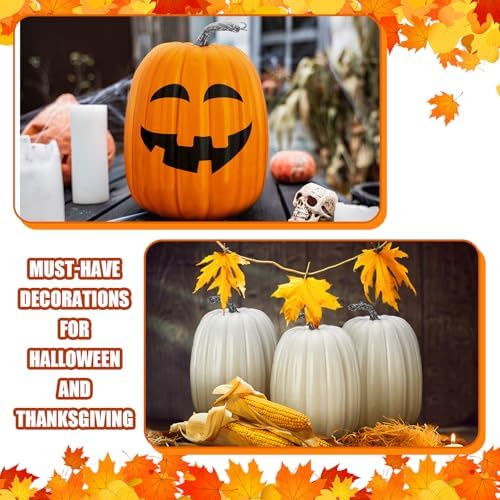 Dandat Jumbo Foam Pumpkin for Halloween Decor