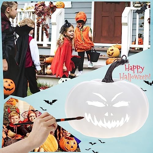 Gresorth 55 Inch Artificial White Pumpkin Decor