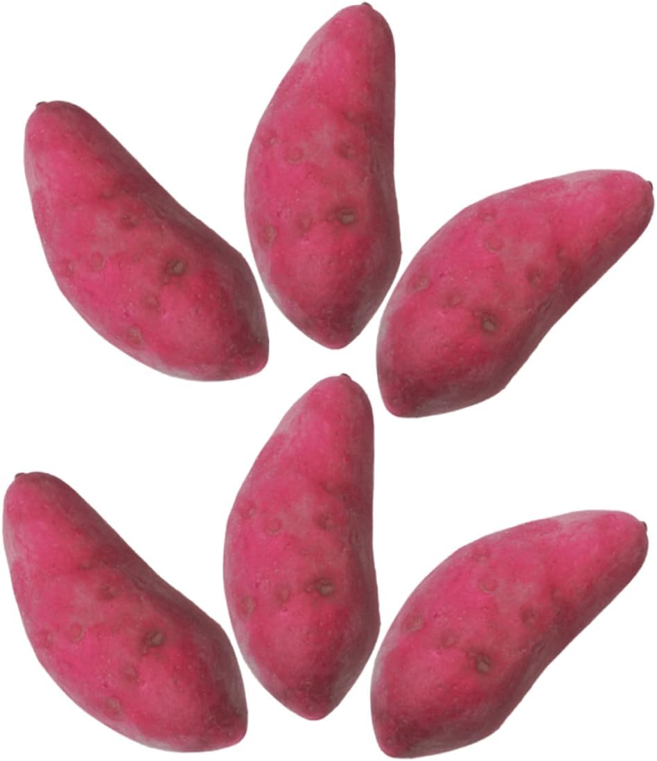 TOYANDONA 6pcs Lifelike Artificial Sweet Potato Decor