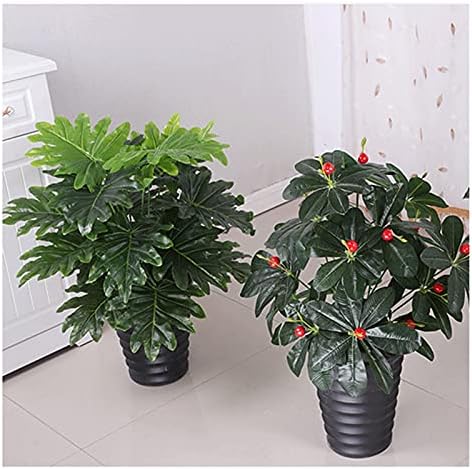 Artificial Bonsai Tree with 18 Leaves 295 Inch Fake Potted Plant