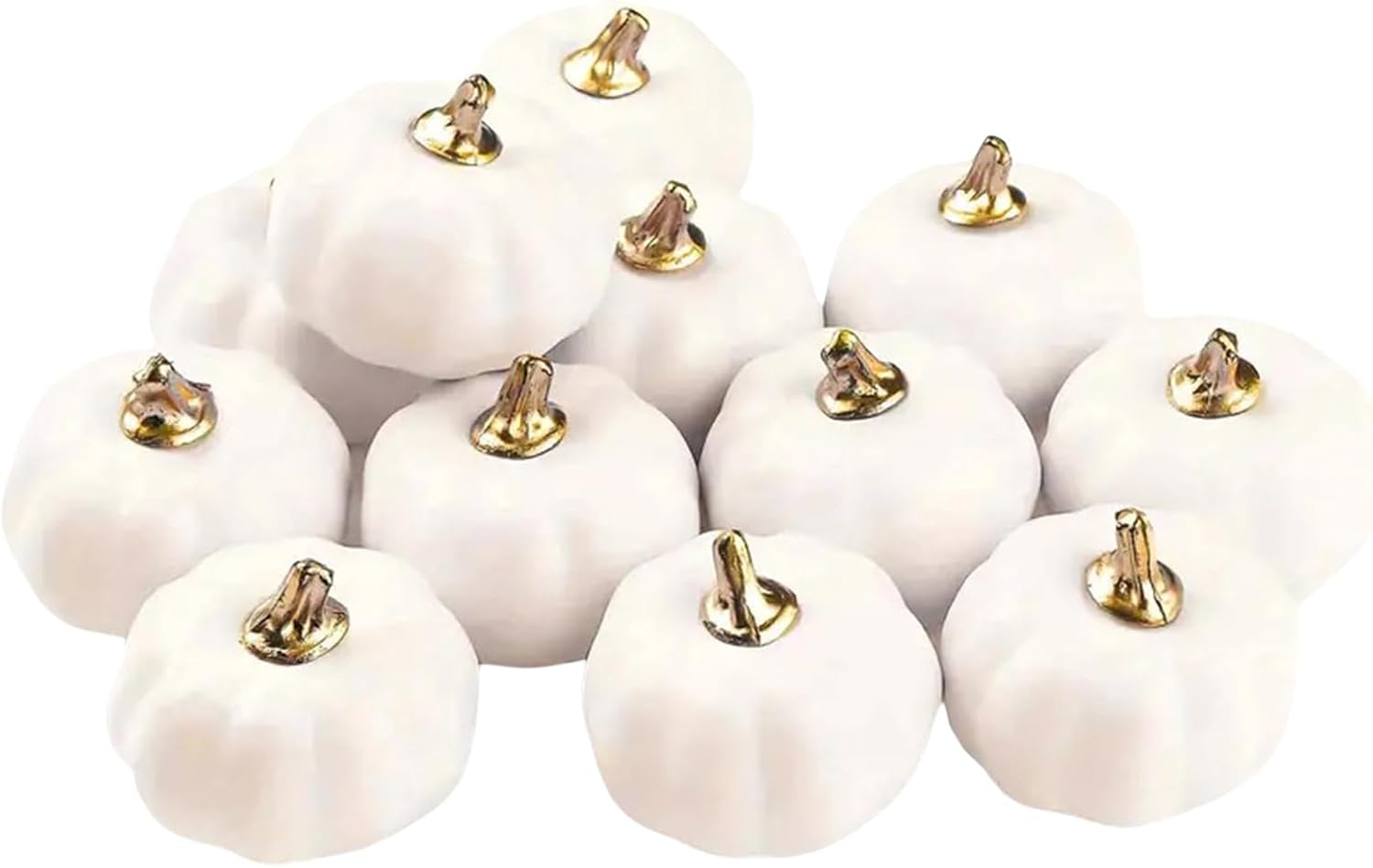 12Pcs Mini Halloween Pumpkin Decorations Set