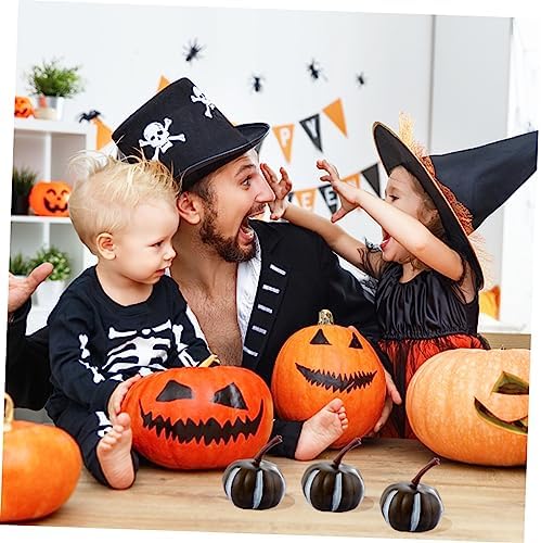 Zerodeko 20pcs Mini Artificial Pumpkins for Halloween Decor