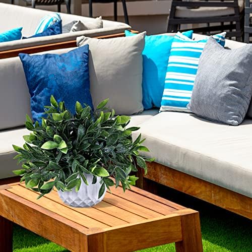 Winlyn 3 Pcs Artificial Potted Plants Set