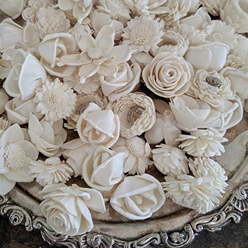 Mini Sola Wood Flower Assortment 50 in a Set