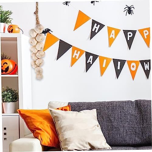 BESPORTBLE Halloween Garlic Artificial Vegetable Hanging String Props