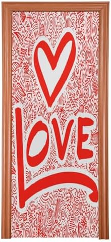 Susiyo Doodle Valentine Halloween Door Cover
