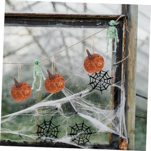 IMIKEYA 12pcs Realistic Foam Pumpkins Halloween Decorative Props