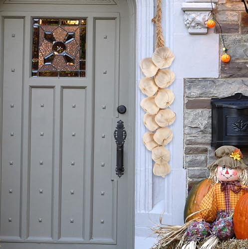 12pcs Halloween Garlic Garland Artificial Strings Indoor Decor