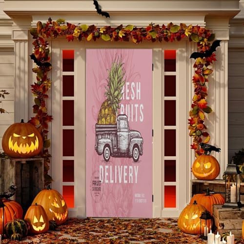 Susiyo Stretch Door Cover for Festive Decor
