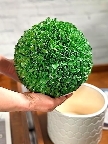 Admired By Nature Artificial Boxwood Topiary Ball 725 Inch