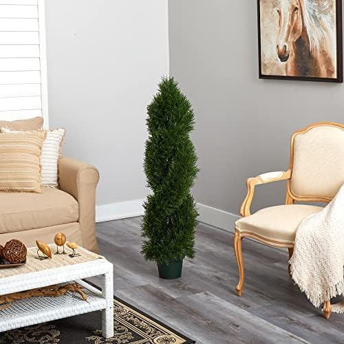 Nearly Natural Double Pond Cypress Artificial Topiary 4ft H