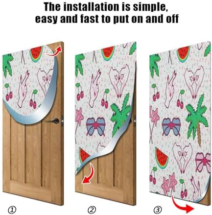 Susiyo Stretchy Door Cover for Festive Home Decor
