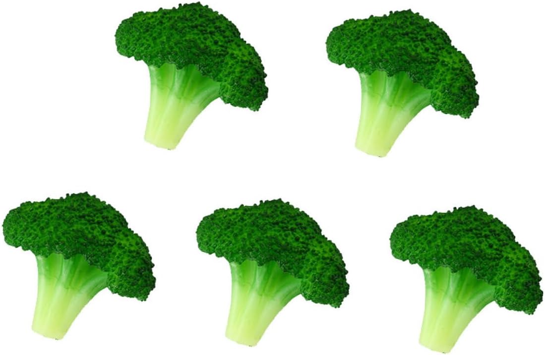 STOBAZA 10pcs Realistic Broccoli Artificial Decor Display Props