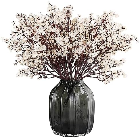 JAKY-Global Artificial Babys Breath Flowers 6 Bundle Beige