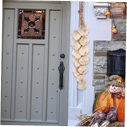 BESPORTBLE Halloween Garlic Artificial Vegetable Hanging String Props
