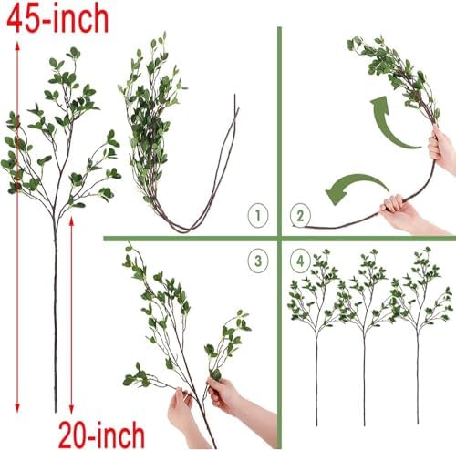 HANDIC 3 Pcs Artificial Branches for Vase Filler Greenery Stems